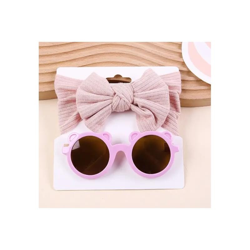 Little Trendy – Baby Sunglasses And Headband Set, Color 5
