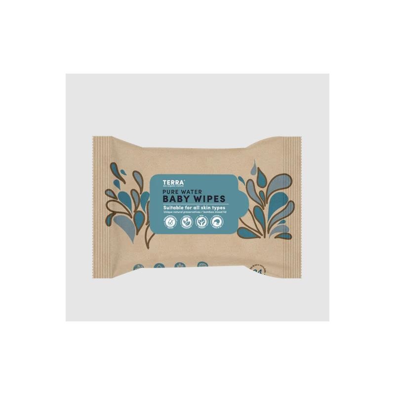 Terra Baby Wipes NZ Water – 10 Pack