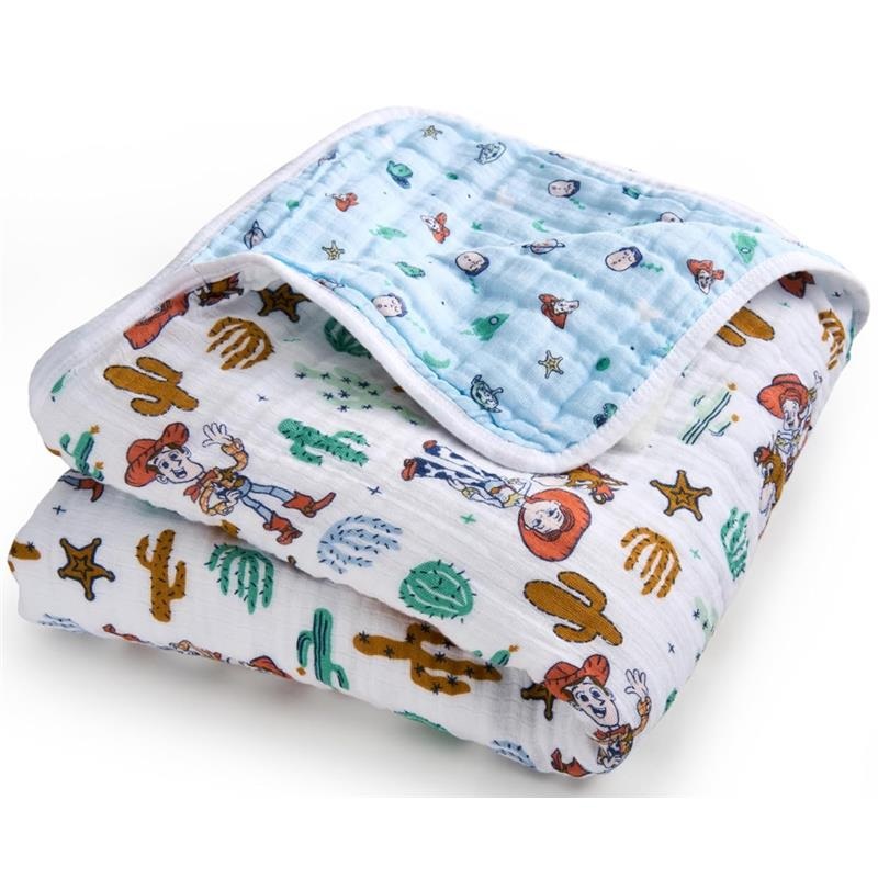 Aden + Anais – Essentials Cotton Muslin Blanket Toy Story, Woody & Friends
