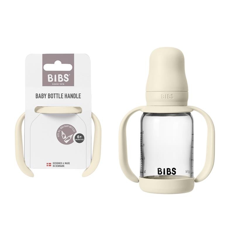 Bibs – Baby Bottle Handle Ivory