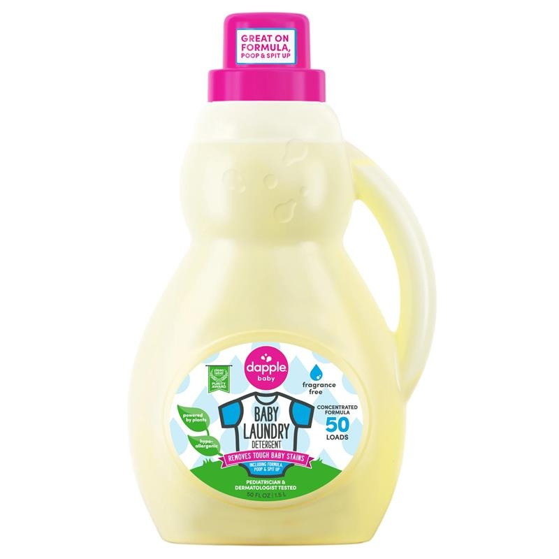 Dapple – Baby 3X Laundry Detergent, Fragrance-Free, 50 Oz