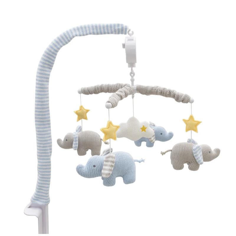 Living Textiles – Musical Mobile, Mason Elephant