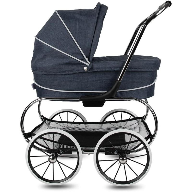 Valco Baby – Classic Denim Blue Bassinet Doll Stroller