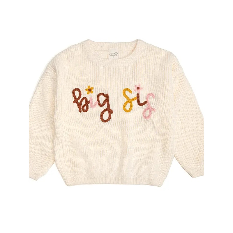 Big Sis Yarn Knit Sweater 2T