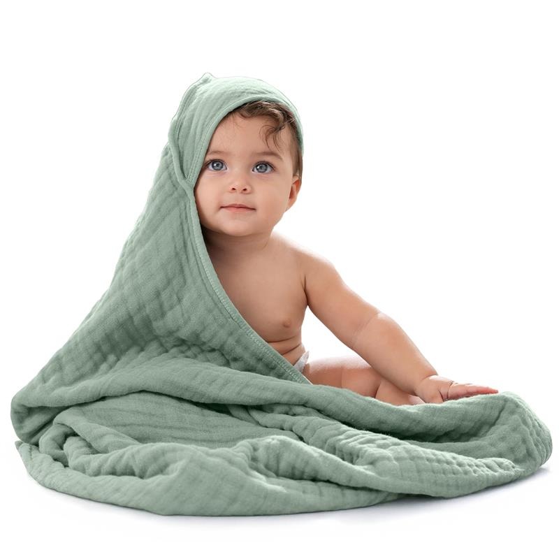 Comfy Cubs – Hooded Baby Towel Fern