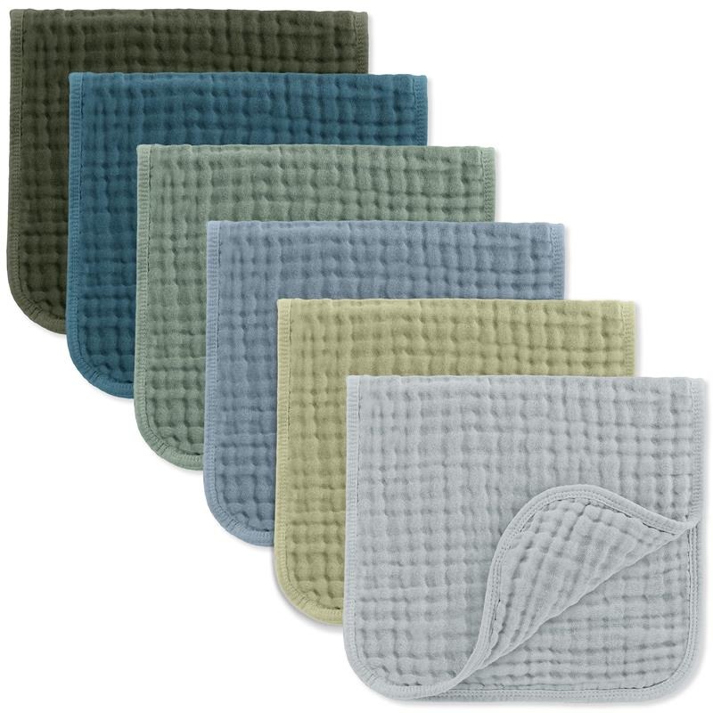 Comfy Cubs – Muslin Burp Cloths Multi Boy