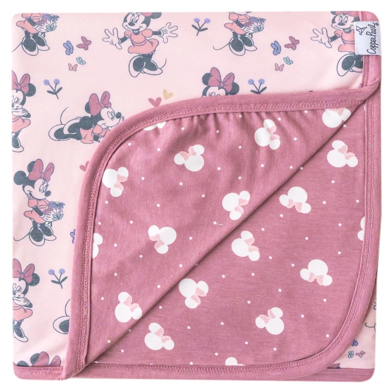 Copper Pearl Minnie Mouse 3-Layer Stretchy Quilt