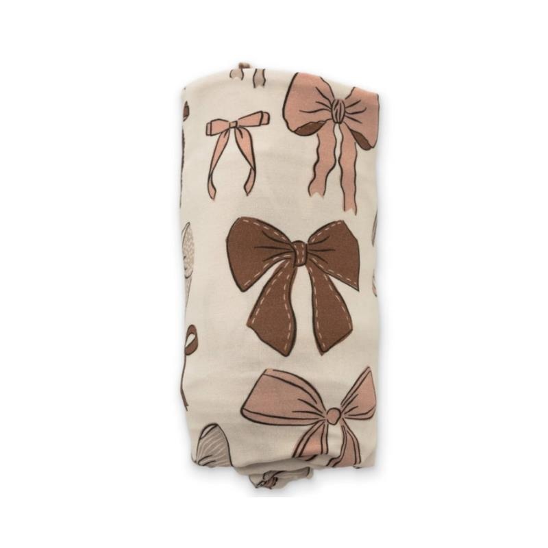 Ellie Sue – Baby Bows Stretch Swaddle Blanket