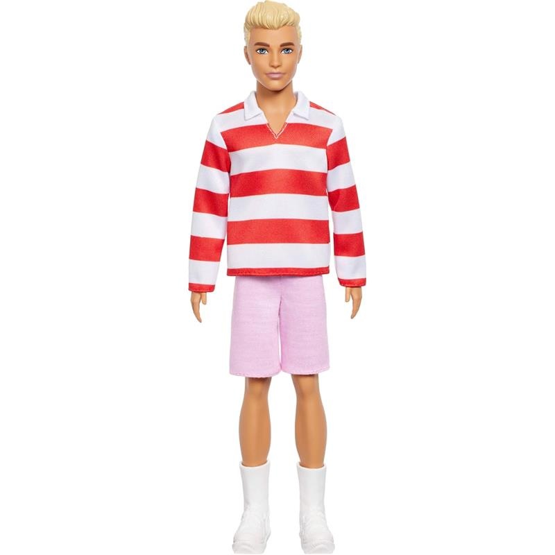 Fisher Price – Ken Fashionista, Red And White Strip