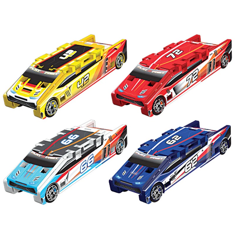 Flat 2 Fast Card Racers Red 72