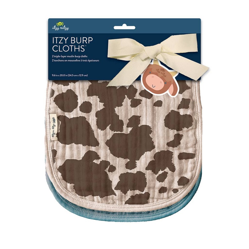 Itzy Burp Cloths: Giddy Up!