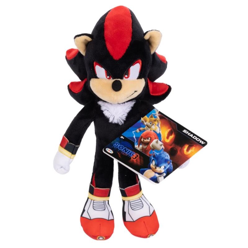 Jakks – Sonic 3 Movie Basic Plush, Shadow