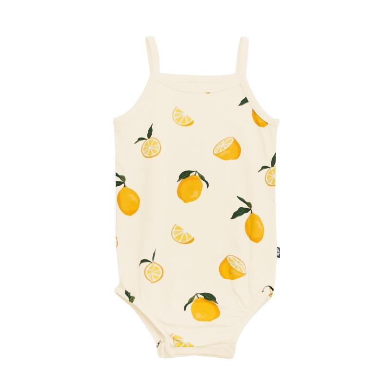 Kyte Baby – Baby Spaghetti Strap Body Leotard Lemon