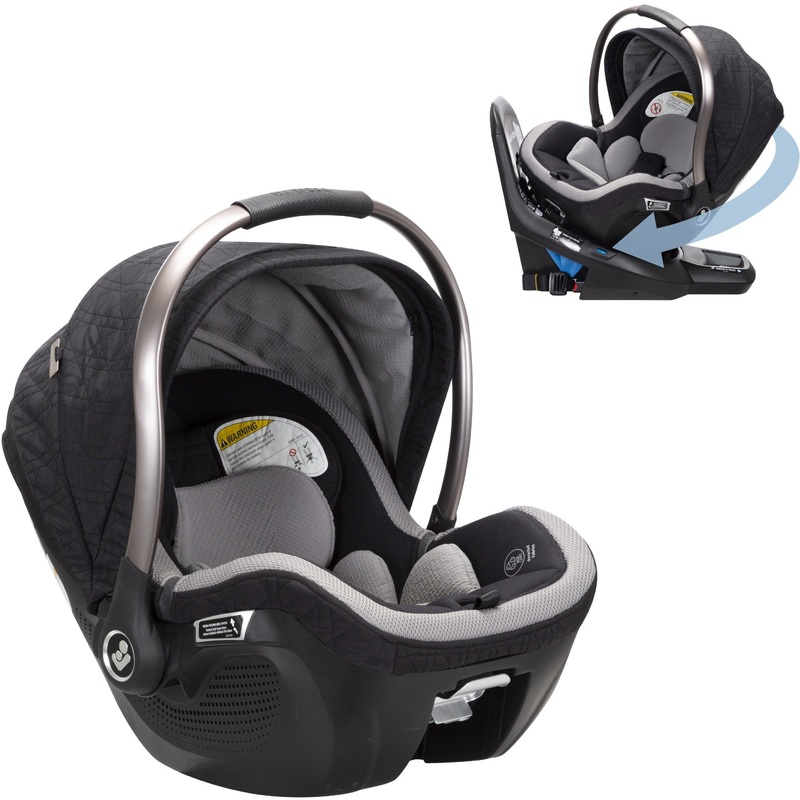 Maxi-Cosi Kindred Peri 180 Rotating Infant Car Seat Onyx Heritage