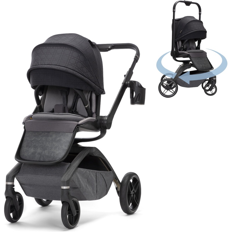 Maxi-Cosi Kindred Tana 360 Rotating Modular Stroller Onyx Heritage