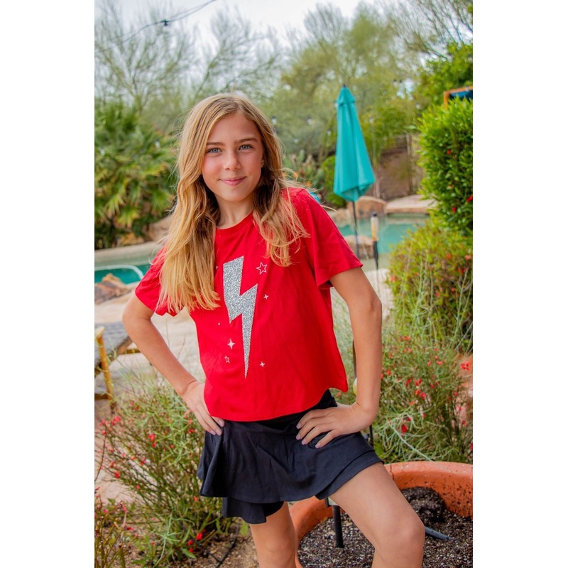 Paper Flower Ruffle Short/Skirt | Black S
