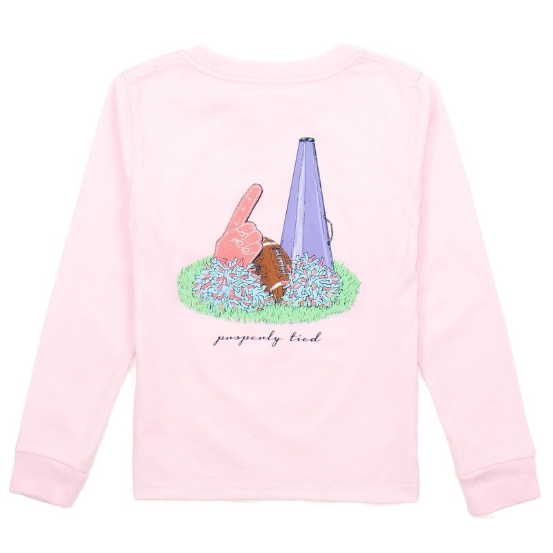 Properly Tied Girls Home Team Long Sleeve Youth Small