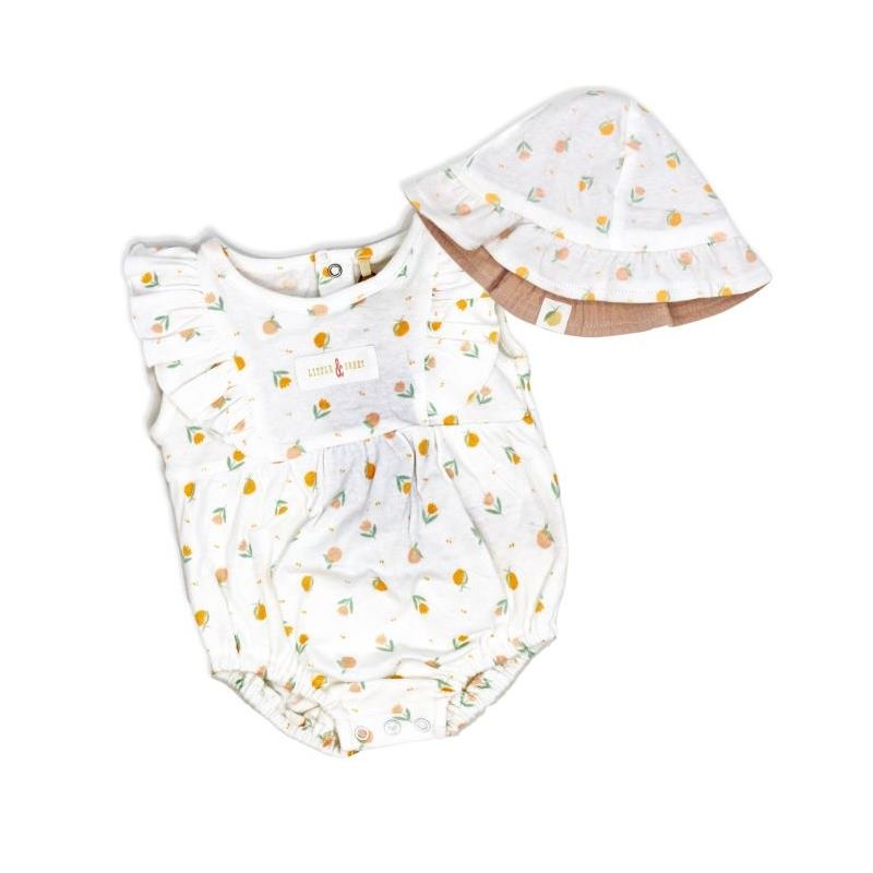 Rose Textiles – 2Pk Baby Girl Romper Set Little & Sweet