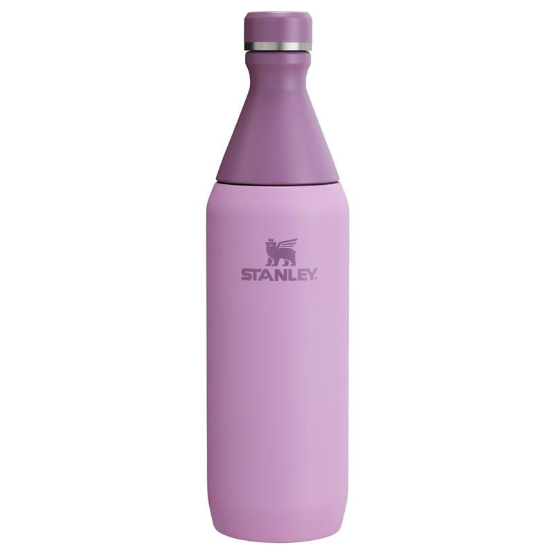 Stanley All Day Slim Bottle 20 oz | Leakproof Twist on Lid | Slim Design for Travel and Gym | Insulated Stainless Steel Water Bottle | BPA-Free | L