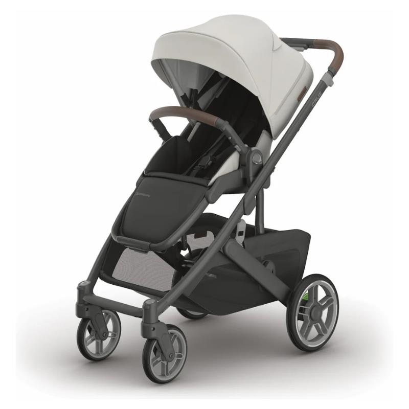 Uppababy – Cruz V3 Stroller Savannah (Pearl Gray Jacquard/Carbon Frame/Chestnut Leather)