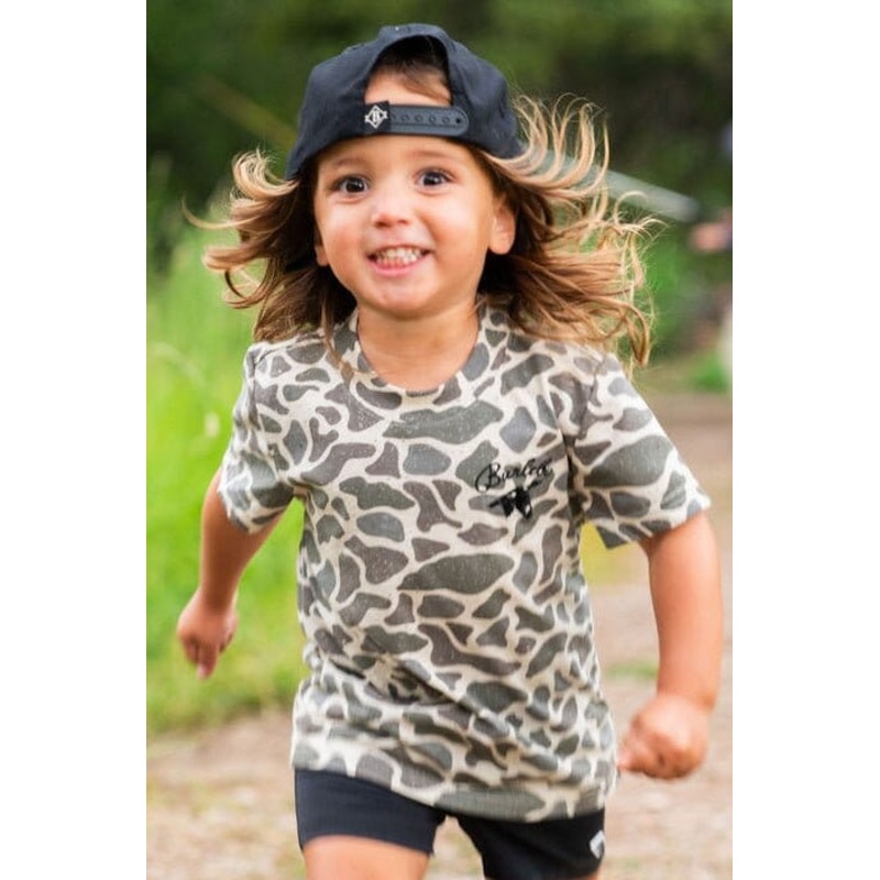 Burlebo Youth Tee – Classic Deer Camo – SS 2T
