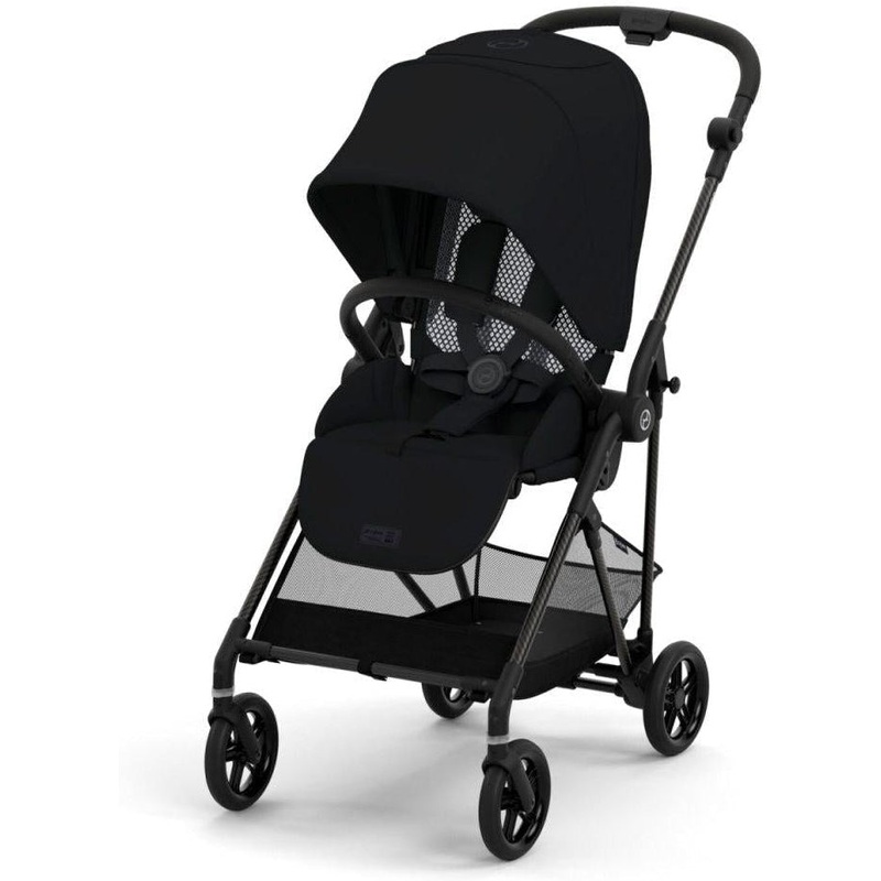 Cybex Melio Carbon 3 Stroller Moon Black
