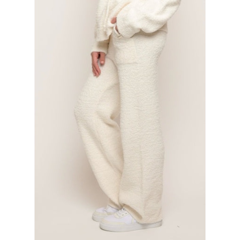 Kaveah Cozy Knit Pants | Ecru Youth Small