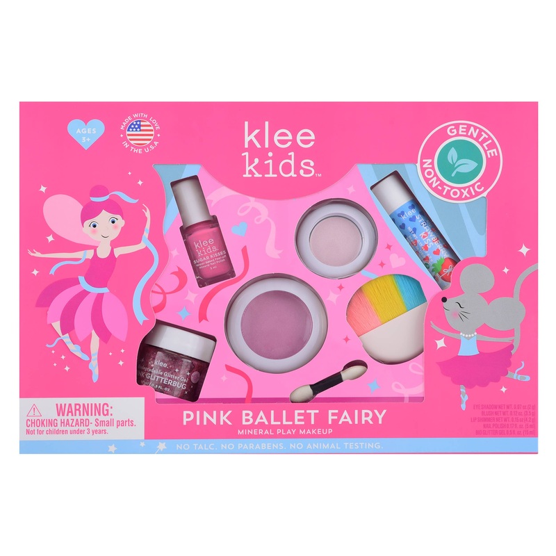 NEW!! Pink Ballet Fairy – Klee Kids Deluxe Play Makeup Kit: Pink Ballet Fairy