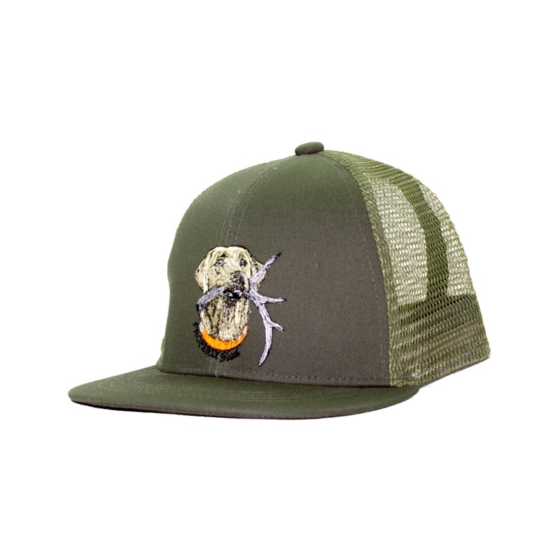 Properly Tied Lucky Duck Trucker Hat Antler Lab