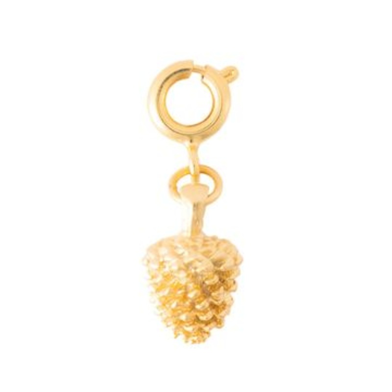 The Crown Pinecone Charm