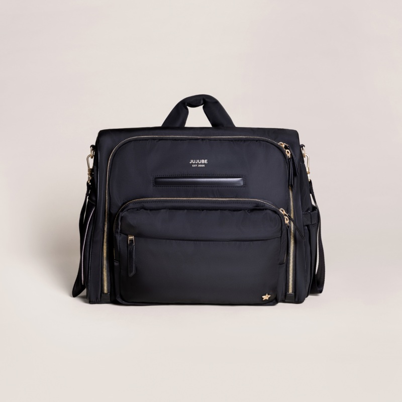Jujube Satchel Diaper Bag | Black