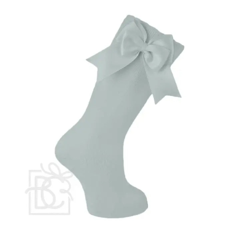 Knee Sock Grain/ Side Bow Sea Green 0