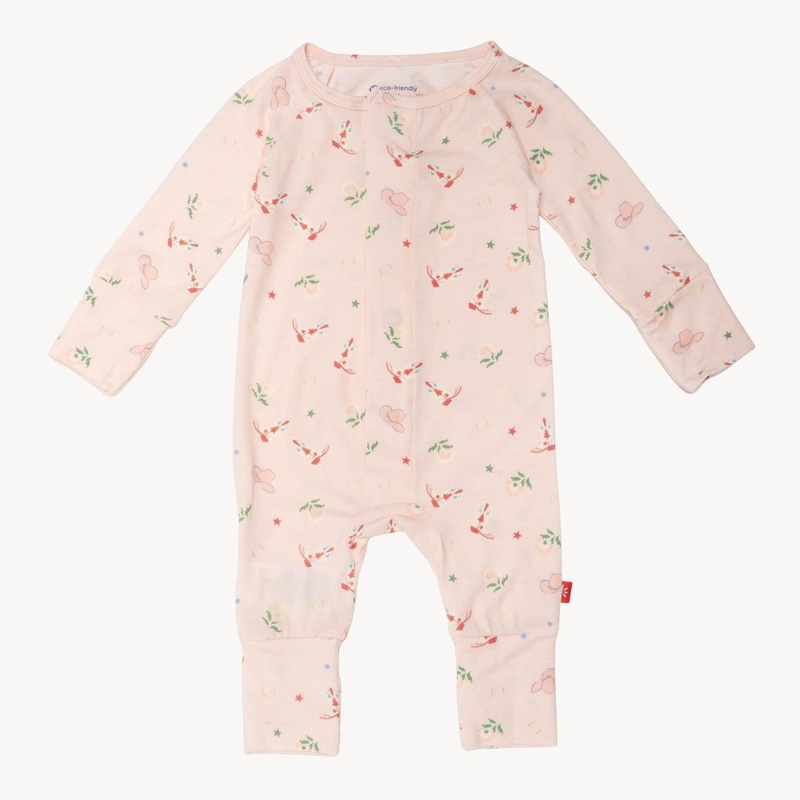Magnetic Me Rodeo Drive Pink Modal Magnetic Convertible Grow With Me Coverall Newborn