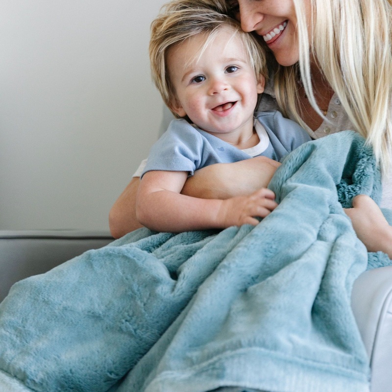 Saranoni Lush Receiving Blanket | Dew