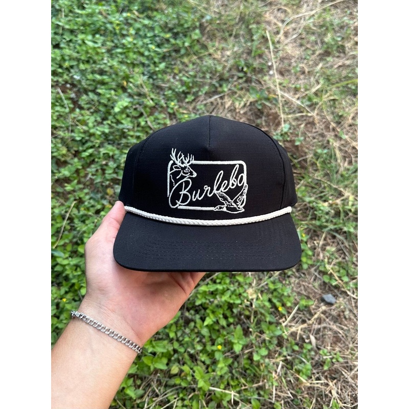 Burlebo Youth Cap – Patch Logo – Black YOUTH
