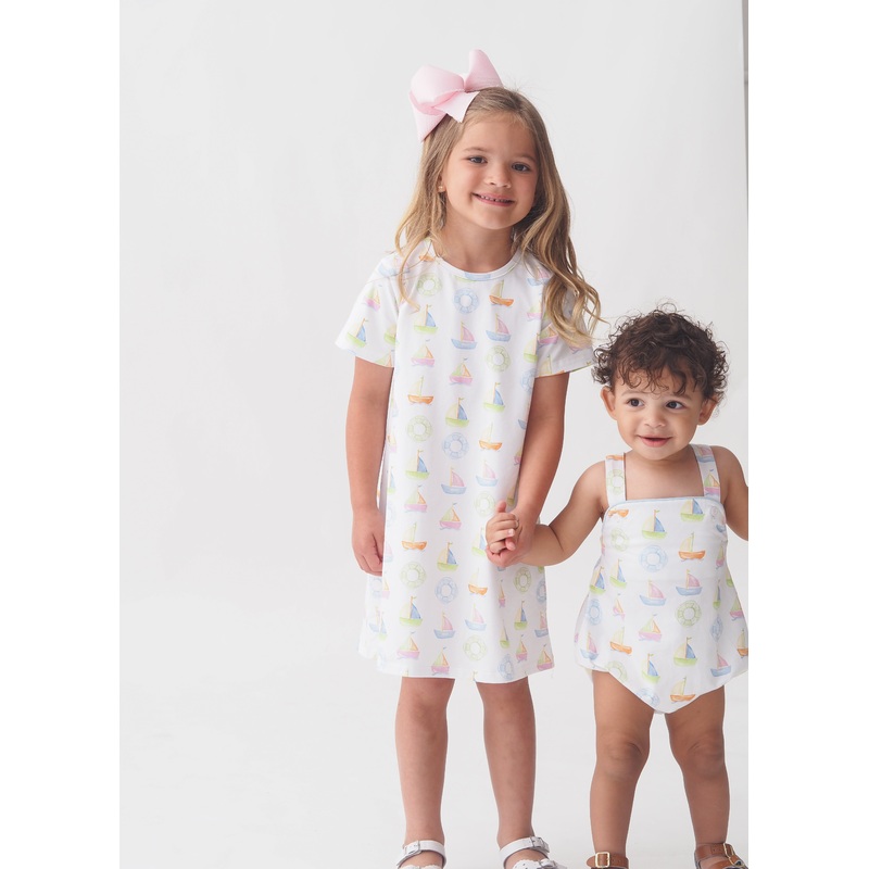 Cypress Row Sweet Sails Girls Play Dress 2T