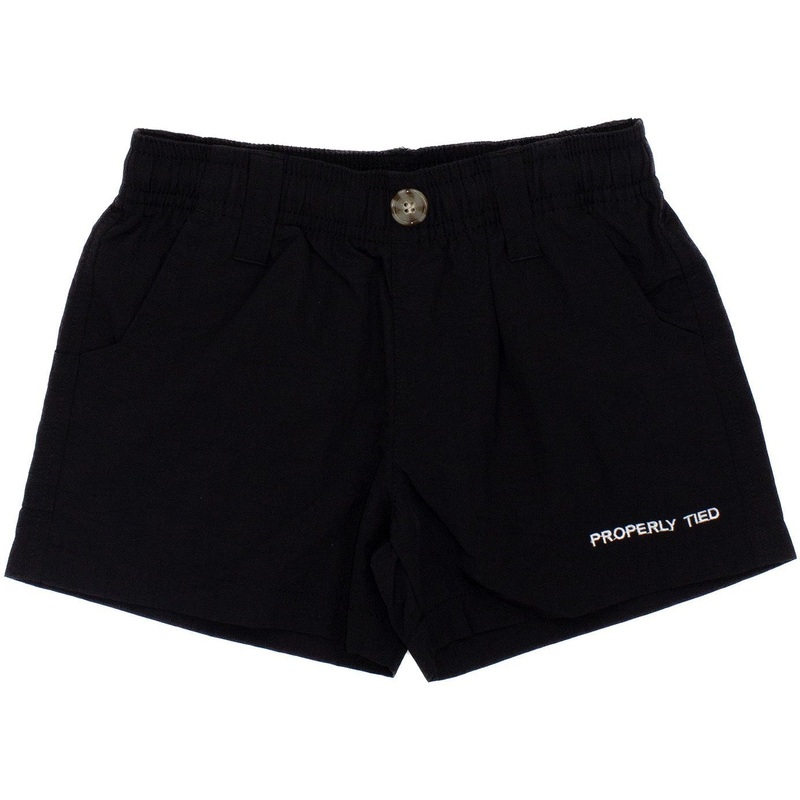 Lucky Duck Baby Mallard Short | Black 9-12M