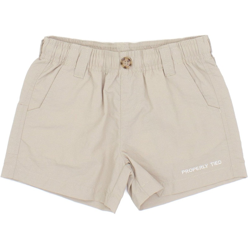 Lucky Duck Baby Mallard Short | Khaki 9-12M