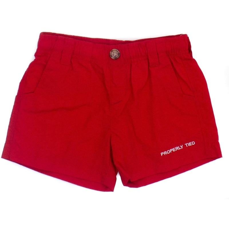 Lucky Duck Baby Mallard Short | Red 9-12M