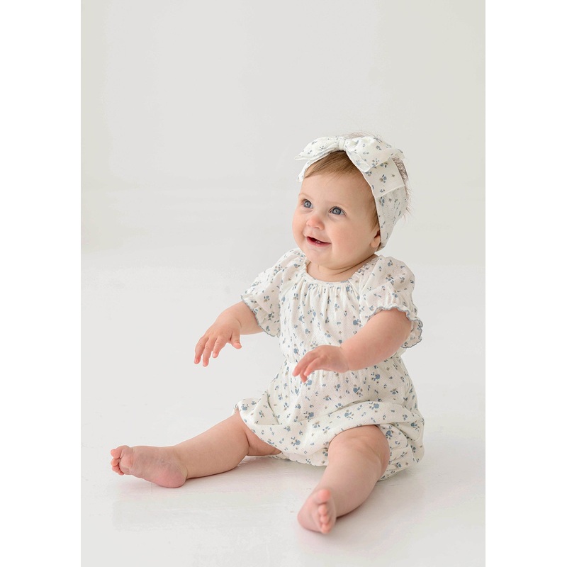 Mabel & Honey Bluebell Romper 3M