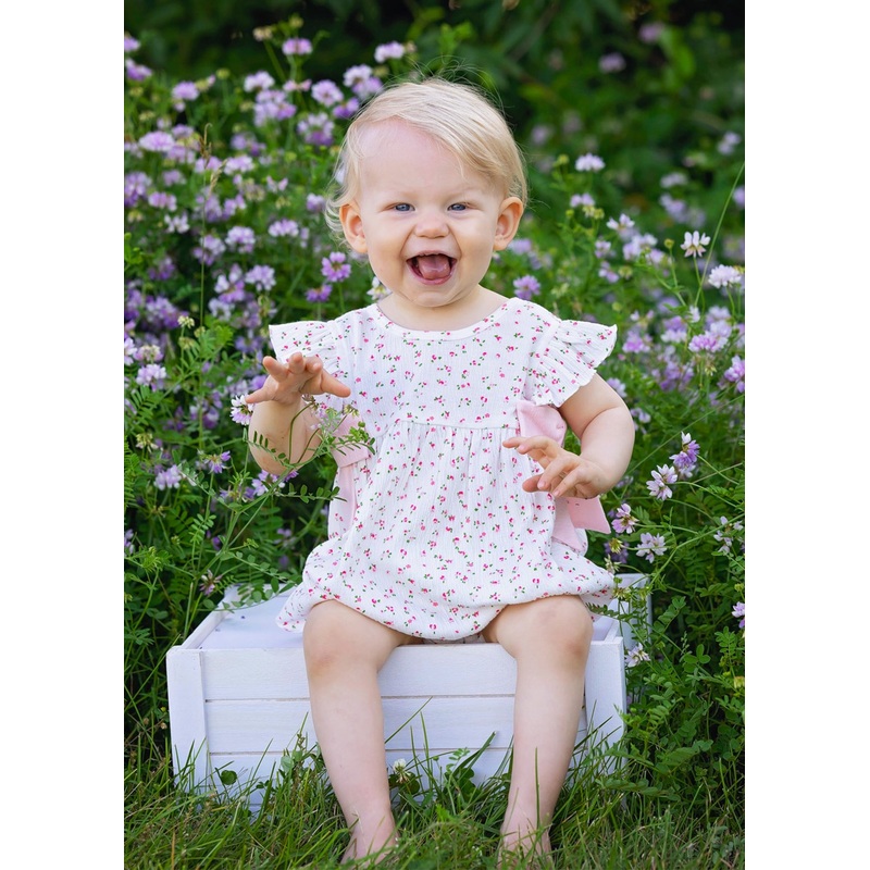 Mabel & Honey Picnic Perfect Romper 3M