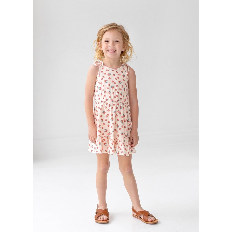 Mabel & Honey Strawberry Sweetheart Dress 2T