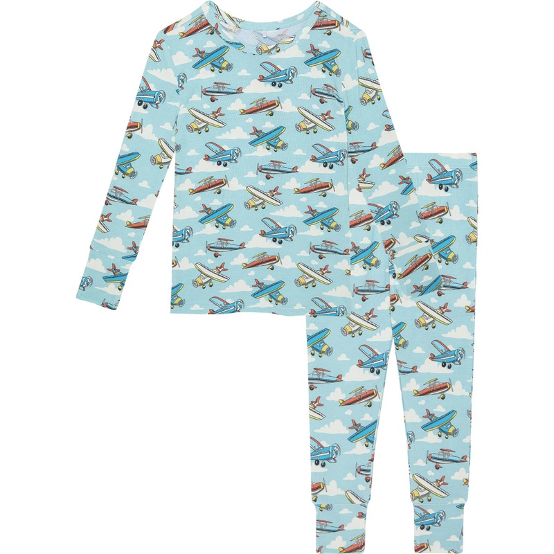 Posh Peanut Posh Planes Classic Pajama Set 2T