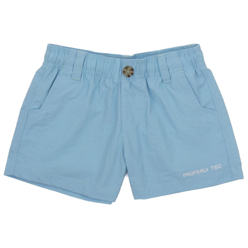 Properly Tied Baby Mallard Short | Aqua 12M