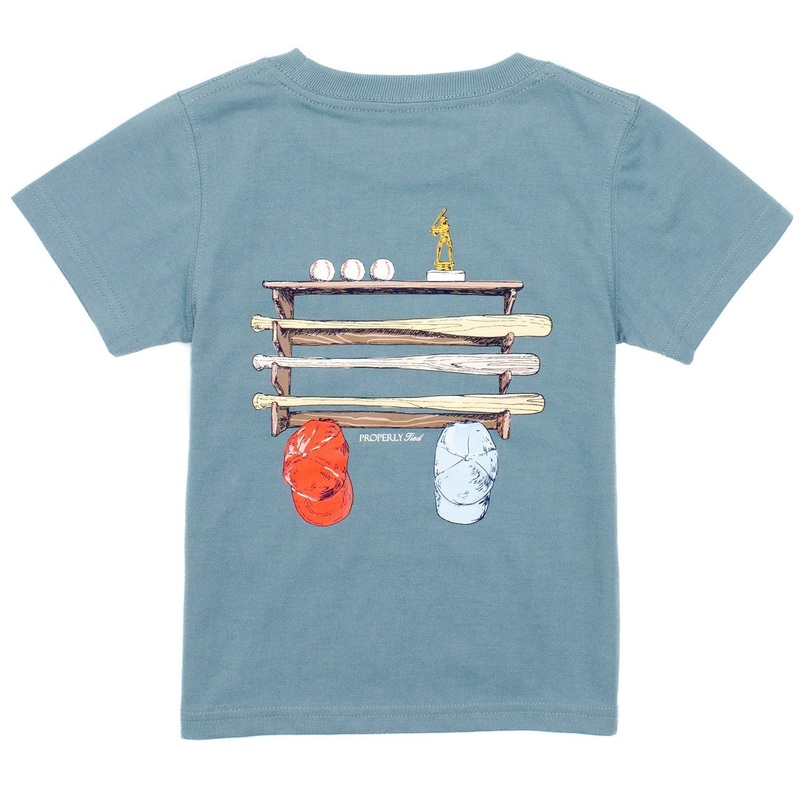 Properly Tied Boys Bat Rack Short Sleeve 2T