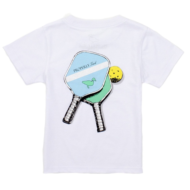 Properly Tied Boys Pickleball Short Sleeve 2T