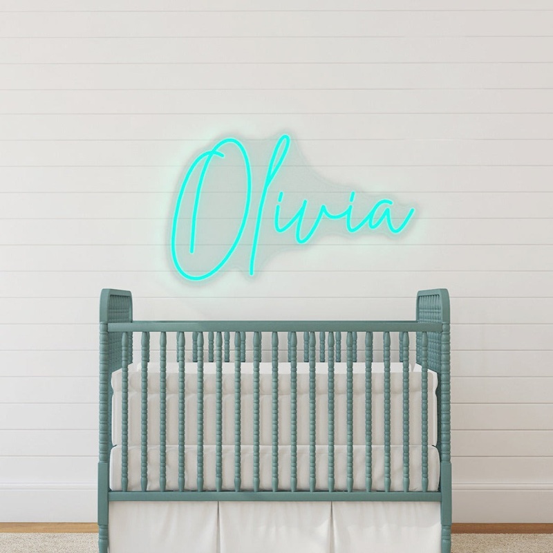 Sugar + Maple Personalized Neon Name Sign 18″