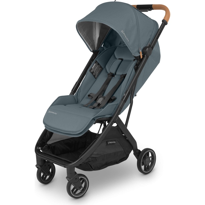 UPPAbaby Minu V3 Stroller Dillan (Stone Blue | Carbon Frame | Sand Leather)
