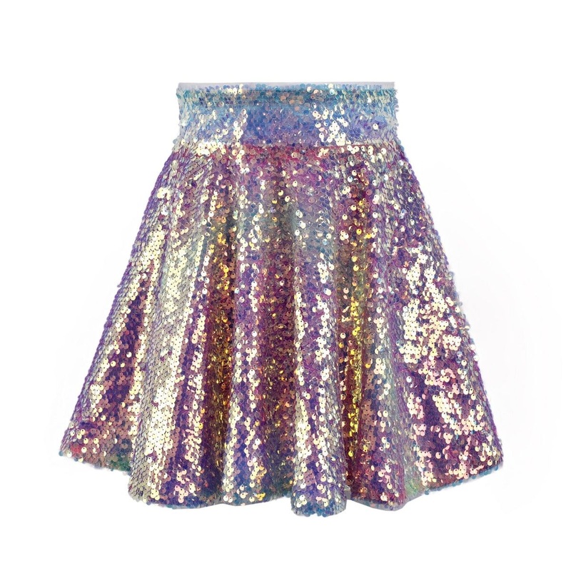 Lola + The Boys Sequin Ombre Party Skirt 2