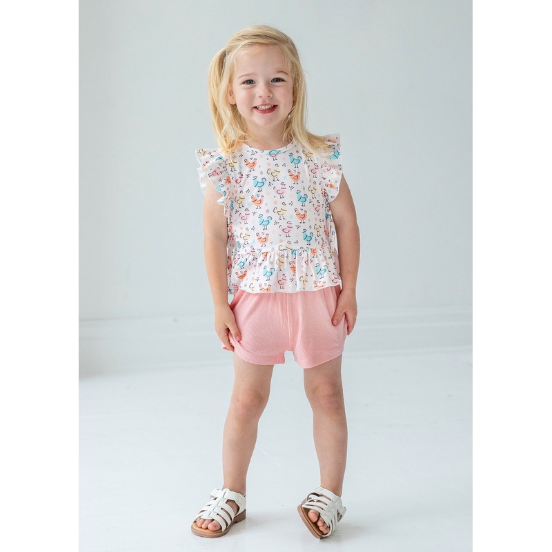 Mabel & Honey Cheerful Chicks 2Pc Set 12M